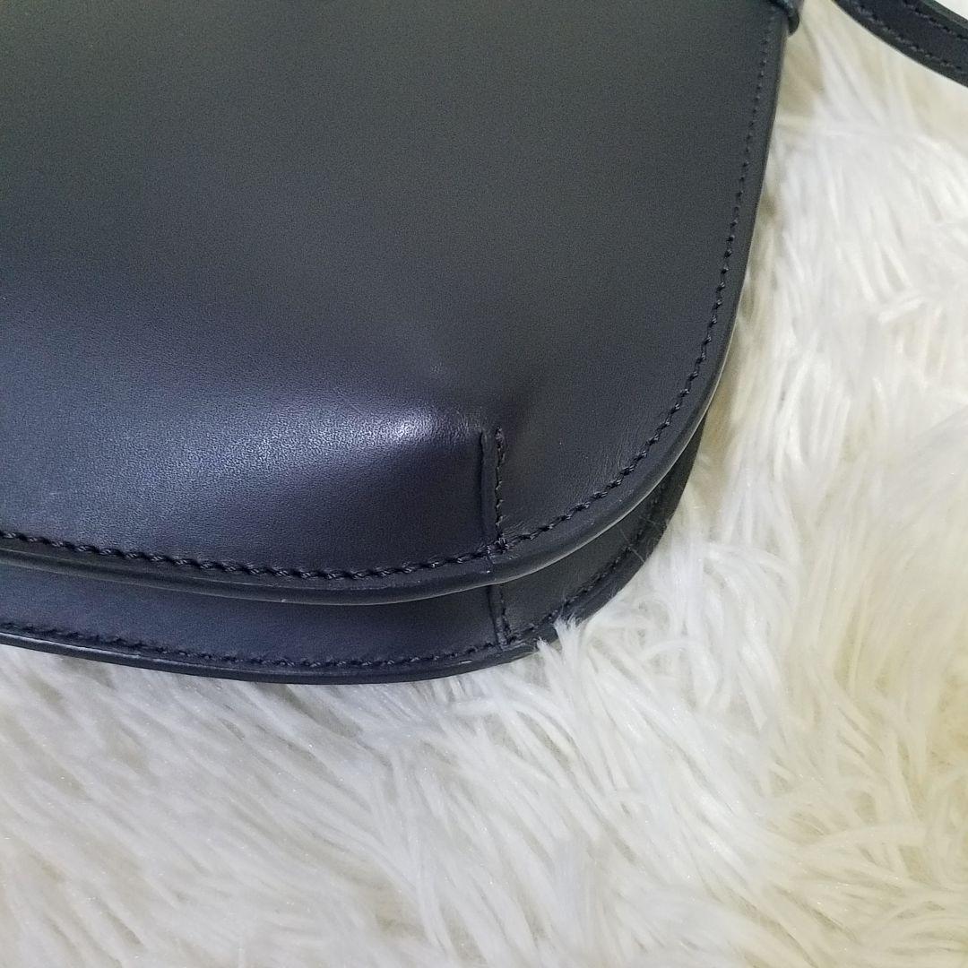 【極美品】A.P.C ショルダーバッグ ダブルポケット レザー グレー 保存袋