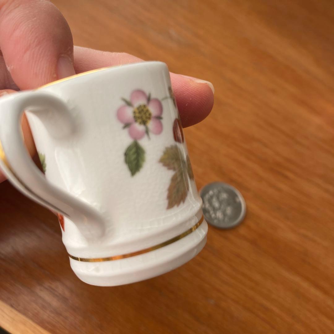 ウェッジウッド ミニチュア　ティーセット　コーヒーセット　黒壺