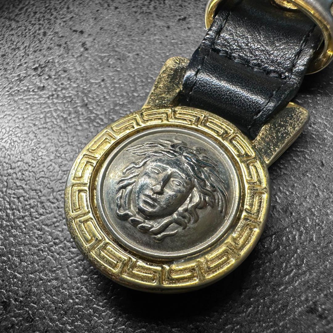 希少✨VERSACE Medusa Leather l Keychain
