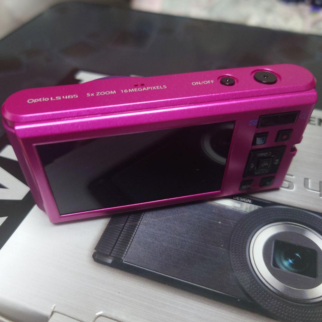 PENTAX Optio LS465 ピンク 16MP 5倍ズーム 新品未使用