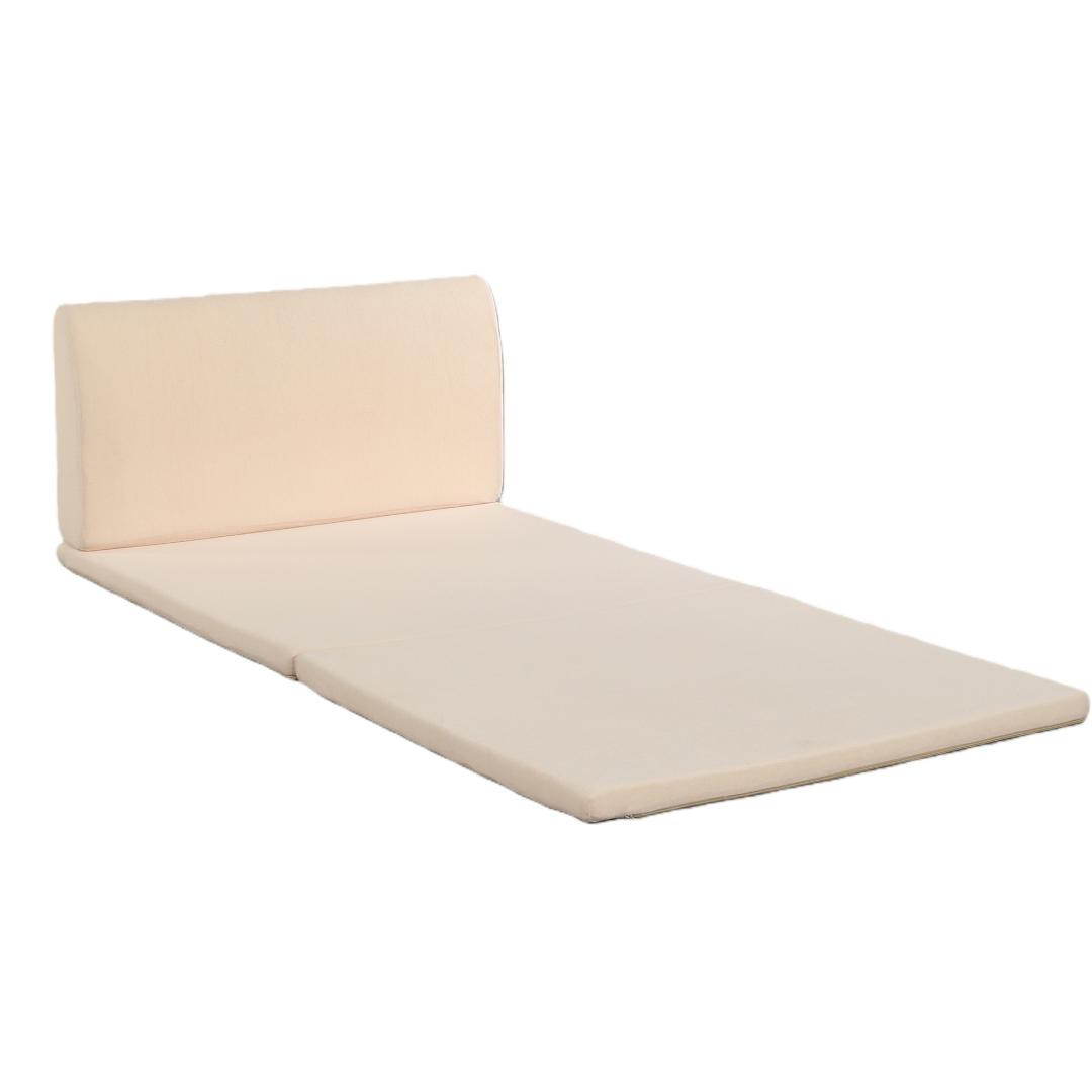 【厚さ 5cm】高反発マットレス シングル S 二つ折り 背もたれ付き