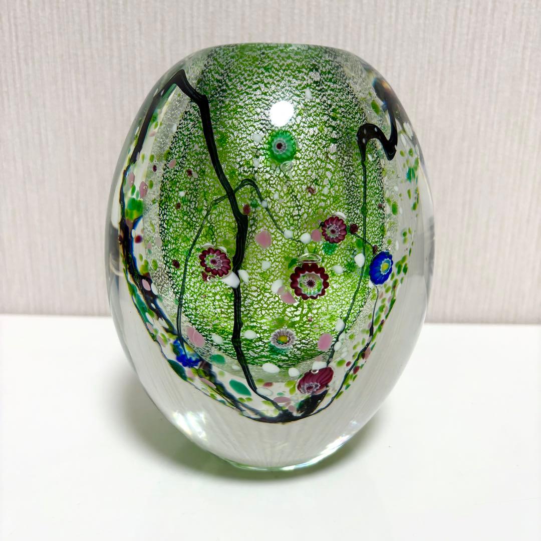 現代の名工 黒木国昭 銀彩象嵌 「光琳」 爽 グリーン 花瓶 芸術品 作家物