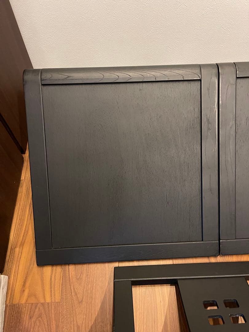 hikari 光製作所 木製座椅子 黒和モダン 旅館　和室　三脚セット