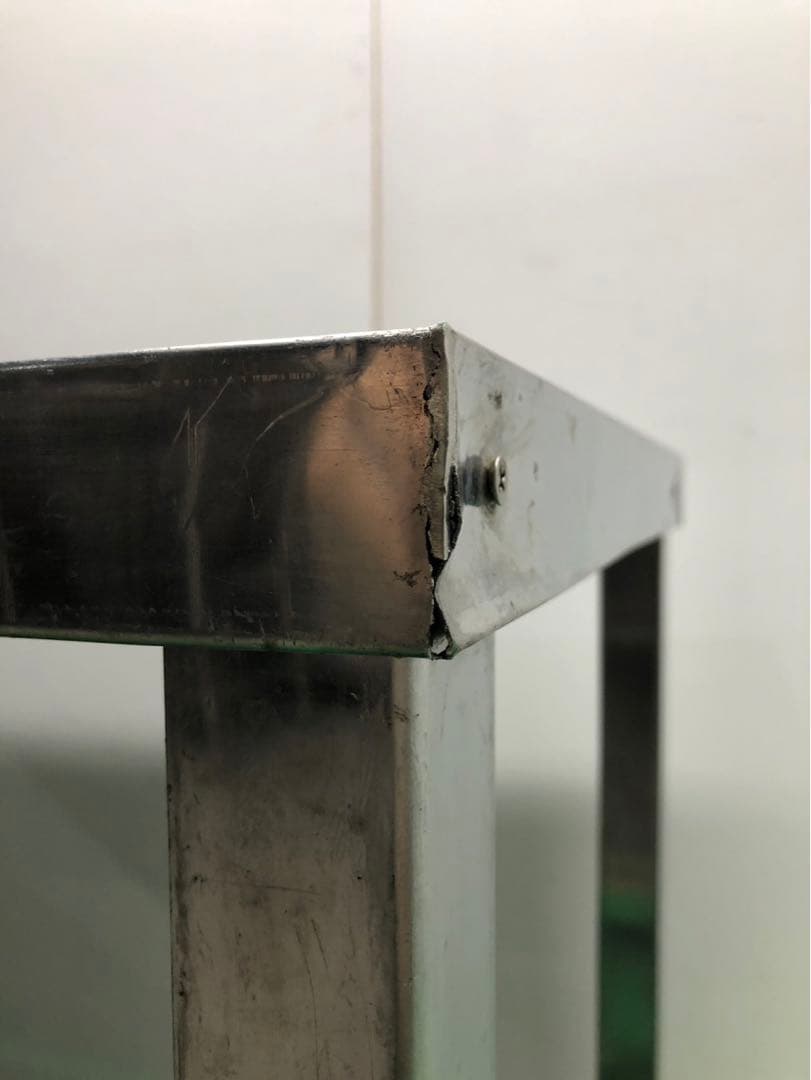 ☆工場整備品☆コンロテーブル　作業台　幅900 ステンレス　業務用