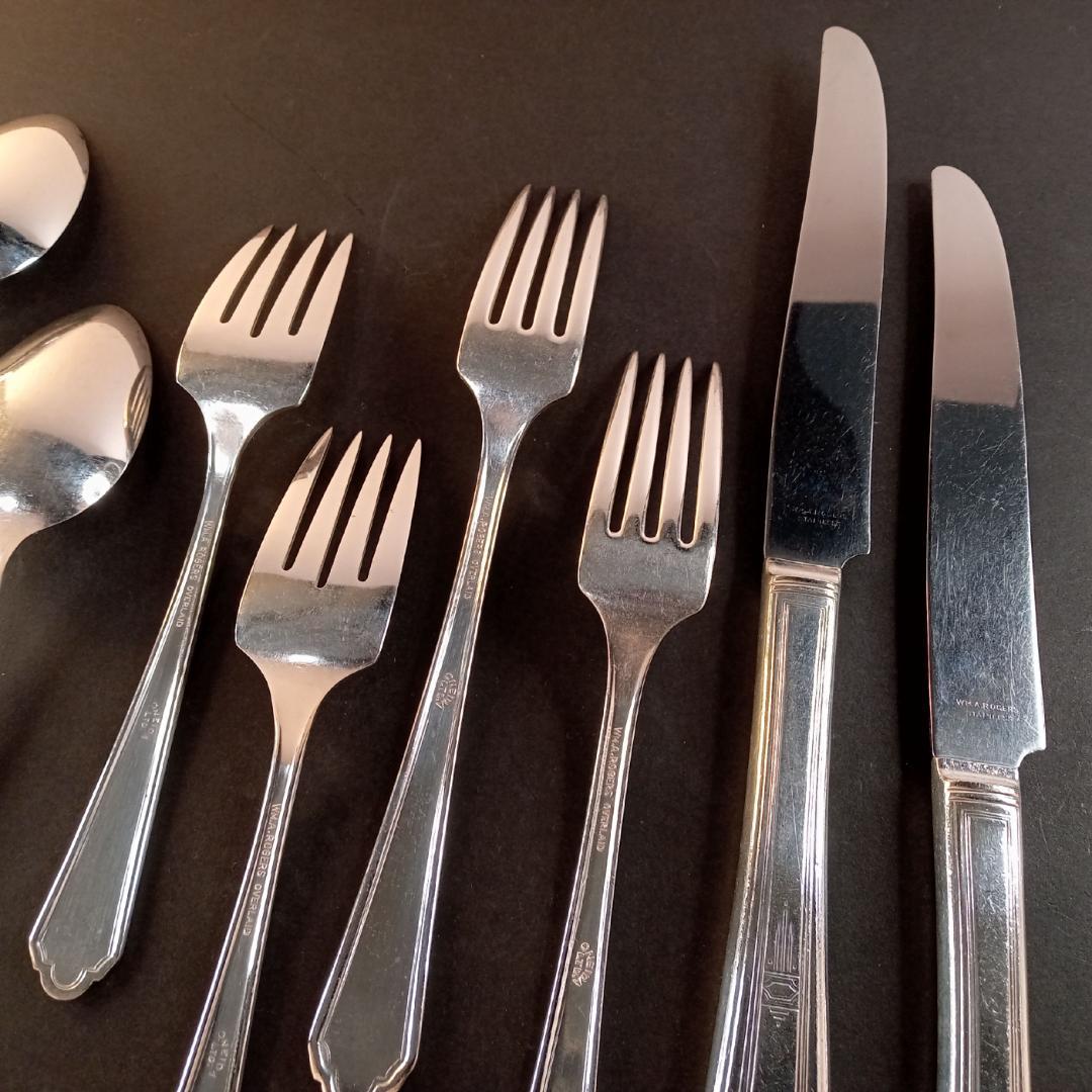 アールデコ1933年WM ROGERSカトラリーPARAMOUNT シルバーPL