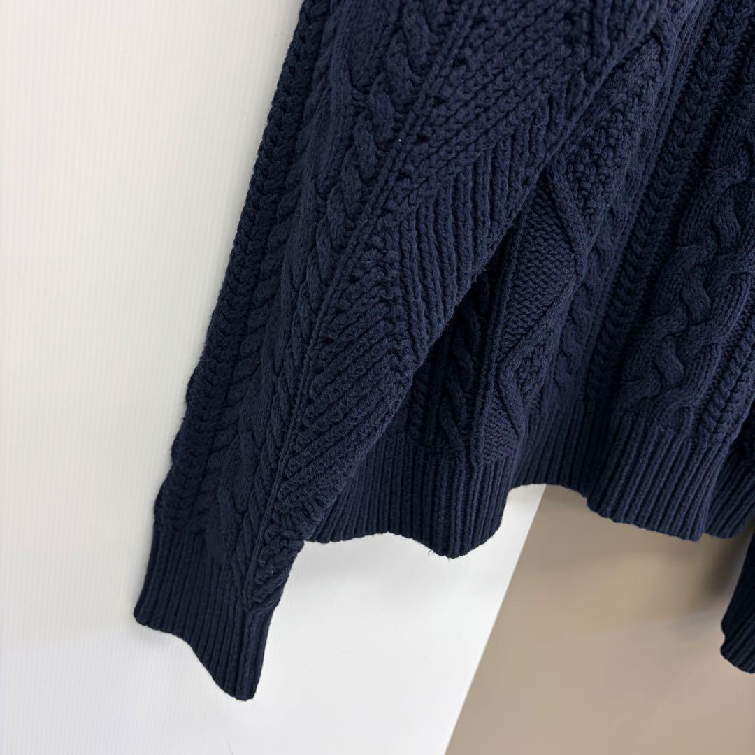 ポロ ラルフローレン ニット 長袖ポロセーターカシミヤ混 コットン　XL