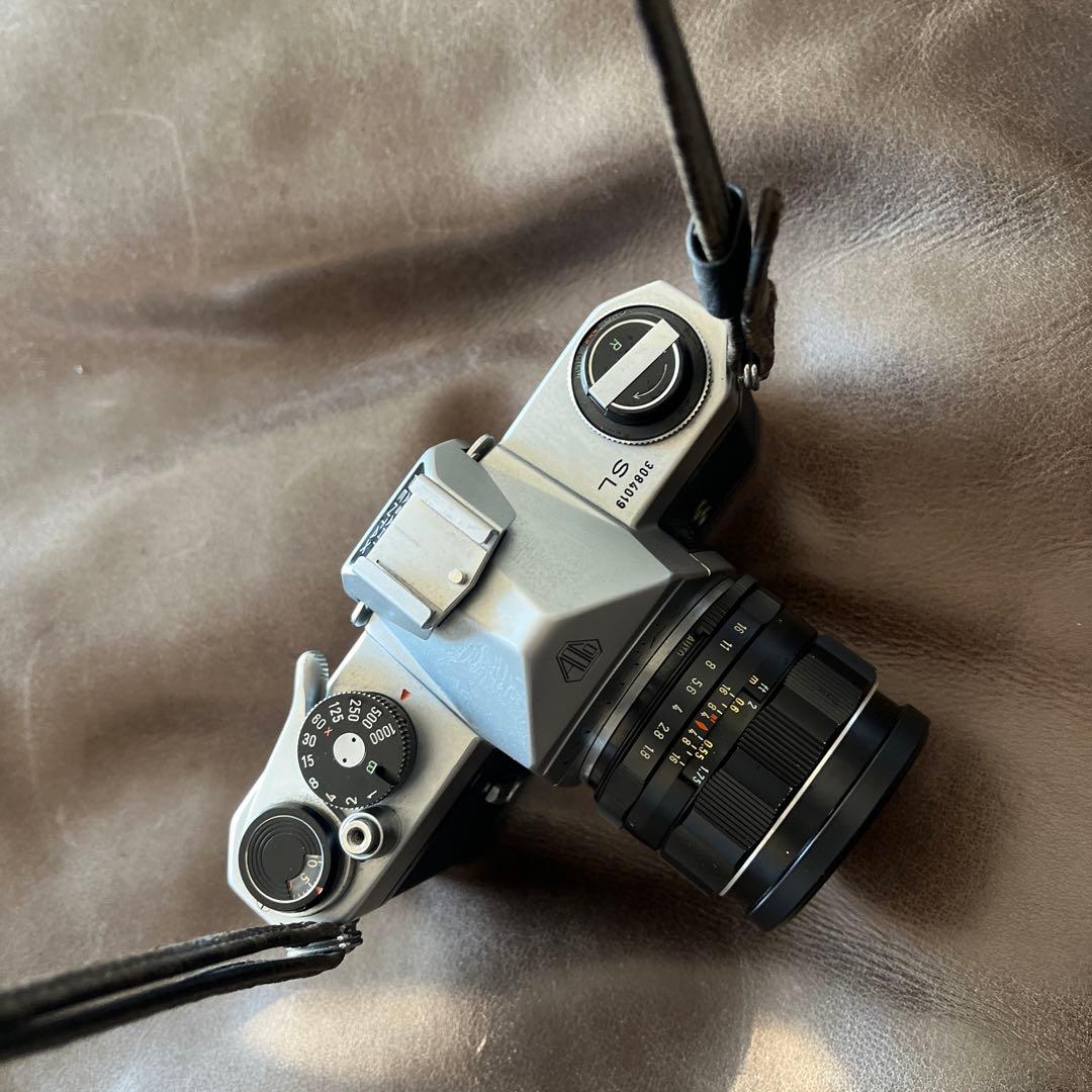 ASAHI PENTAX 一眼レフカメラ 75mmレンズ付き