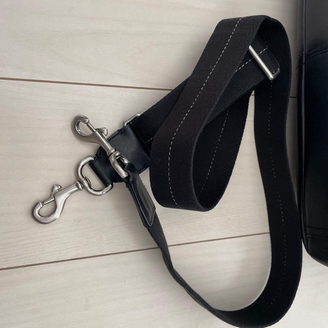 COACH レザービジネスバッグ 2WAY ショルダー付き