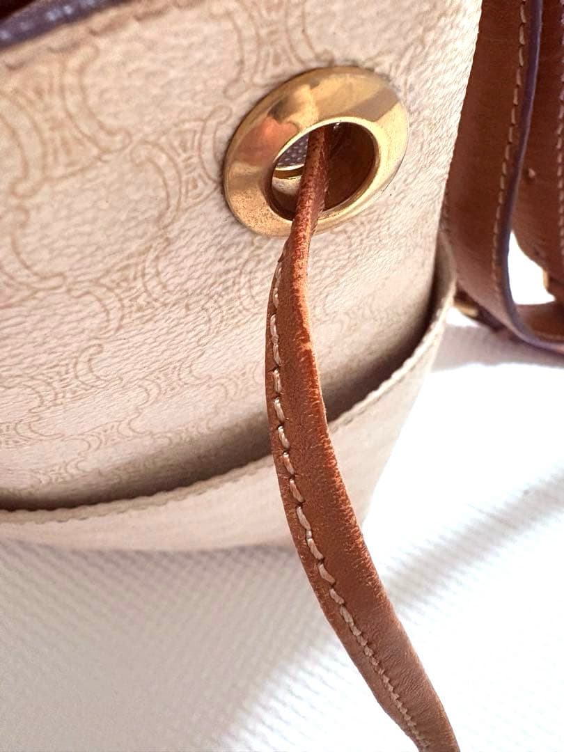 CELENEオールドセリーヌマカダム柄　　　　　　　　　　ショルダーバッグ巾着型