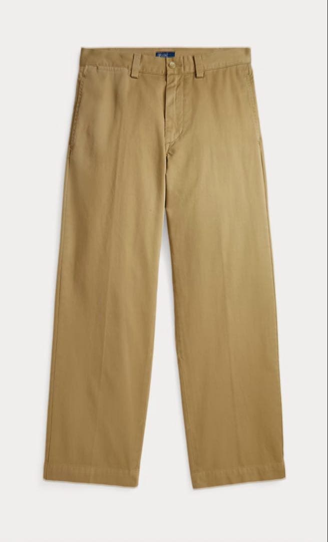 【超美品、現行品】ポロラルフローレン　コットンチノストレートレッグパンツ