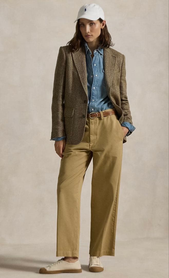 【超美品、現行品】ポロラルフローレン　コットンチノストレートレッグパンツ