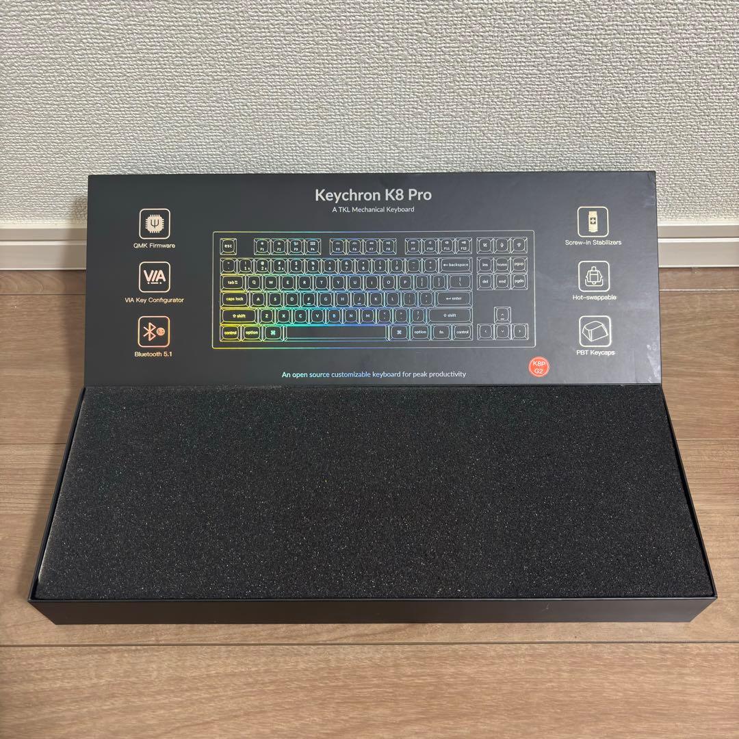 Keychron K8 Pro ワイヤレス メカニカルキーボード(K8P-G2)