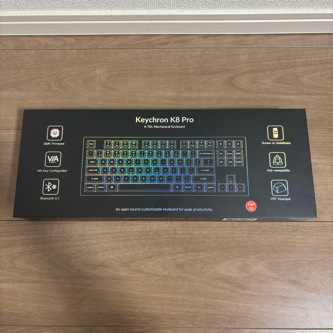 Keychron K8 Pro ワイヤレス メカニカルキーボード(K8P-G2)