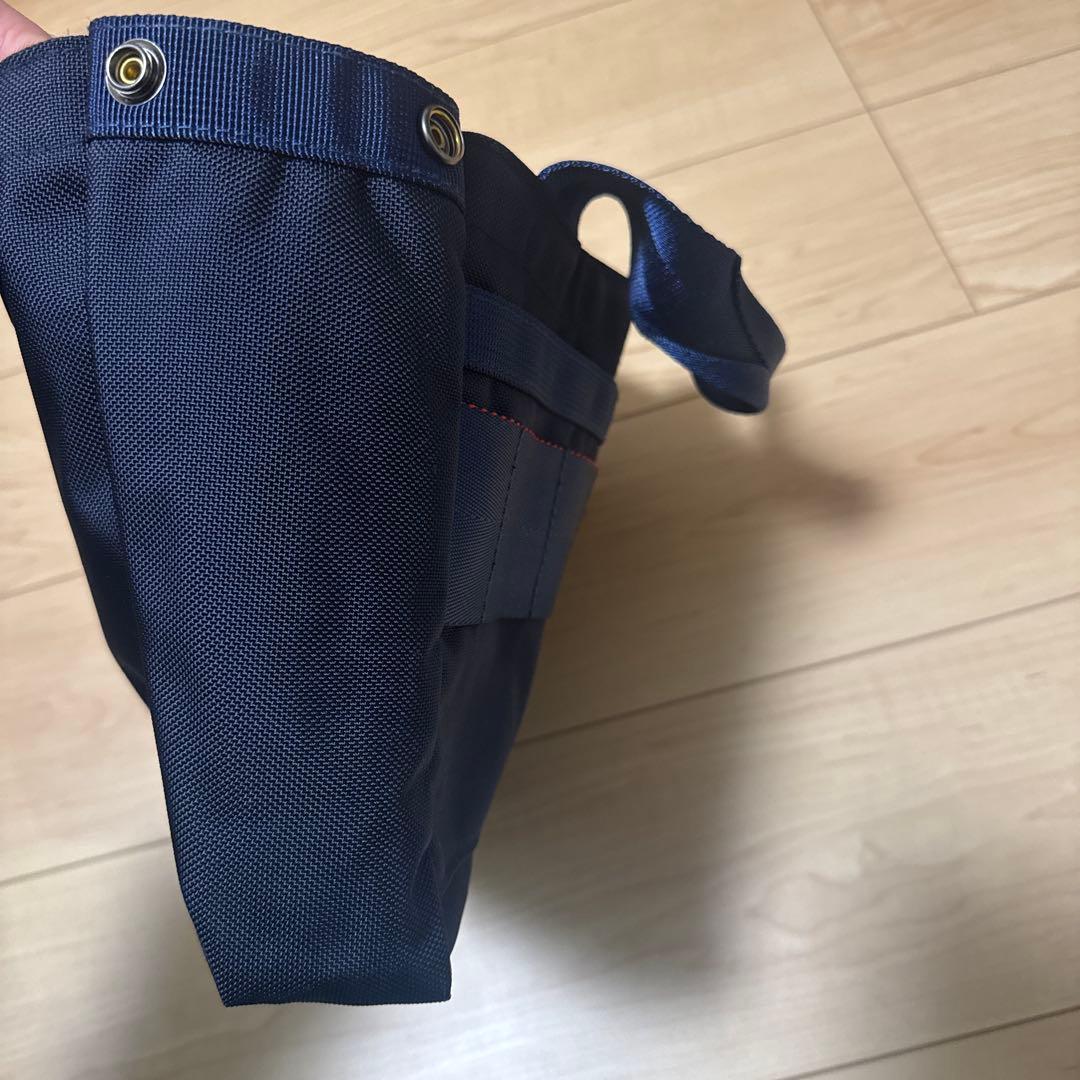 美品☆ブリーフィングバック　ネイビー