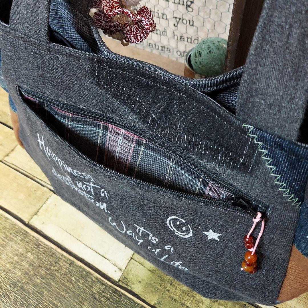 【タム】刺繍デニムバック　No.665