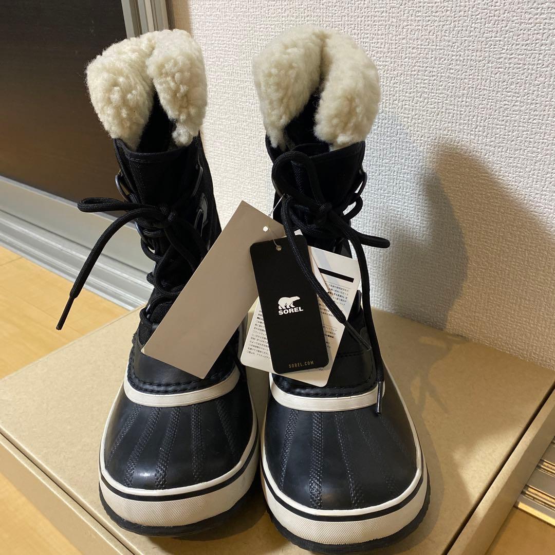 新品タグ付き　SOREL ウィンターカーニバル スノーブーツ 25cm ブラック