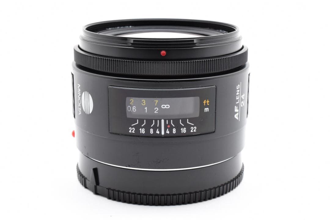 MINOLTA AF 24mm F2.8 純正レンズフィルター付 C092