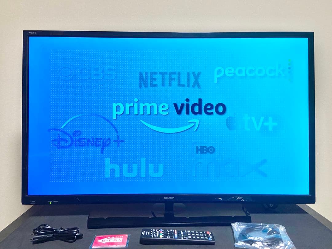 シャープ 40型液晶テレビ 40H40（2017年製）◆互換リモコン・B-CAS
