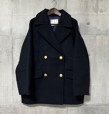 【即配送】RIVE DROITE ラグランPコート ネイビー リヴドロワ