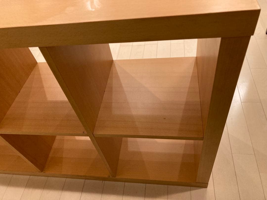 【美品】無印良品　スタッキングシェルフ　ビーチシェルフ　オープンシェルフ