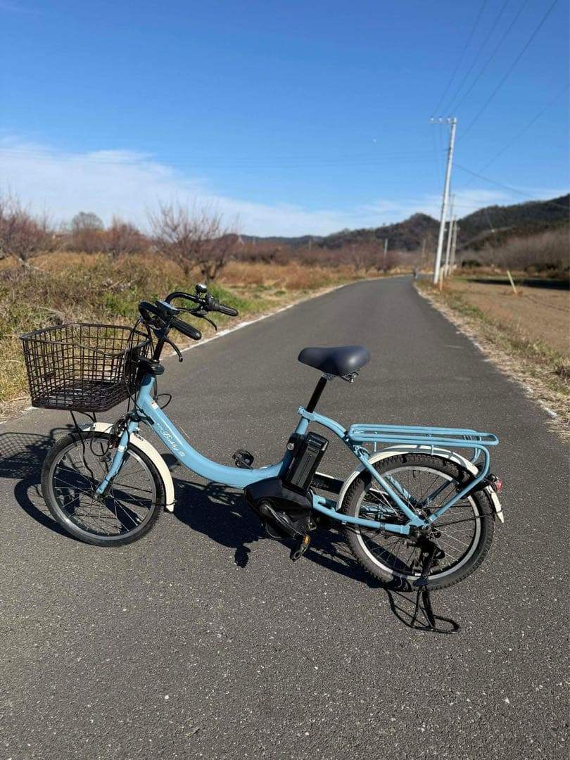 ヤマハ電動アシスト自転車 シティタイプ 青