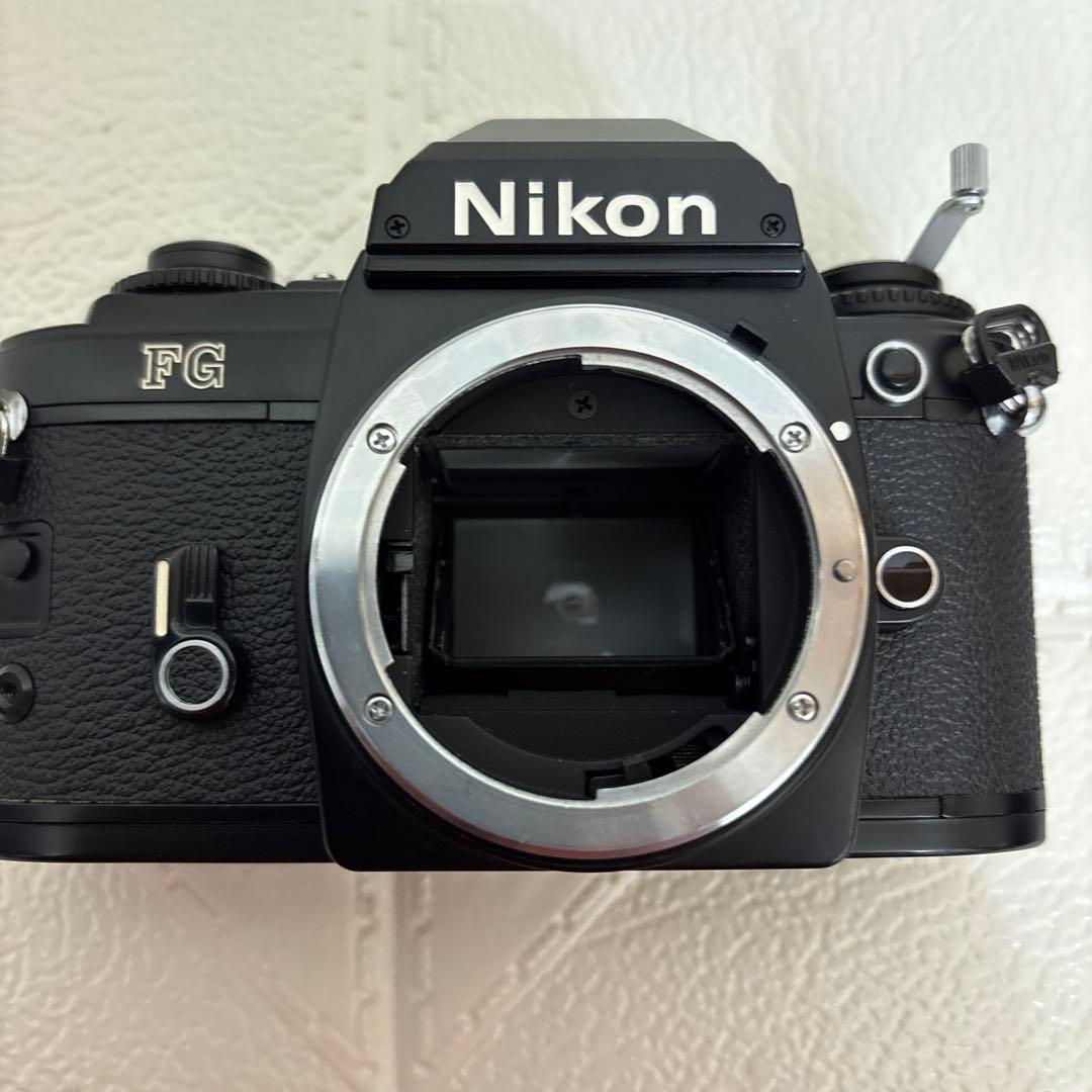 NIKON FG Black SLR CAMERA 一眼レフカメラ ボディーのみ