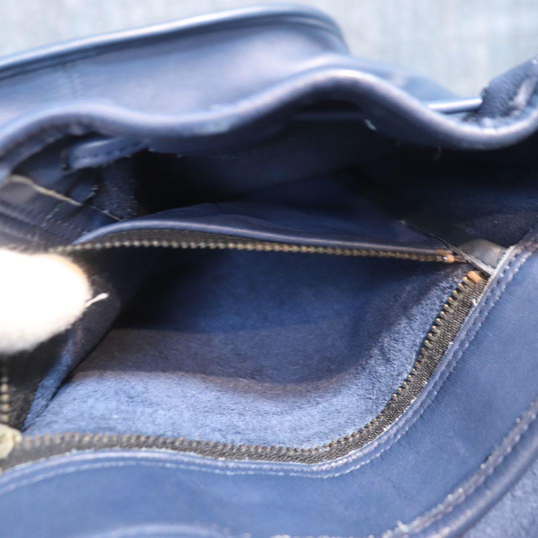 バッグ VINTAGE OLD COACH Blue shoulder BAG