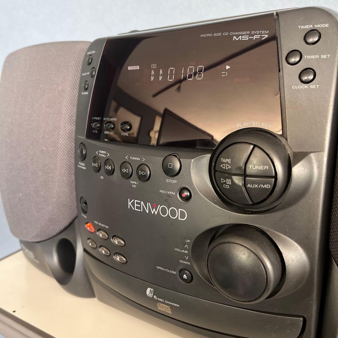 完動品KENWOOD ケンウッド コンポ MS-F7 セットSG-Ｆ7スピーカー
