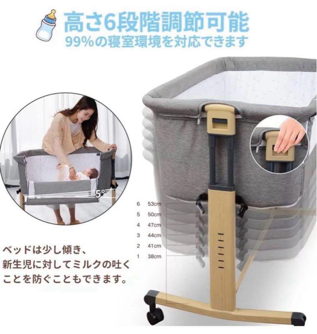 HZDMJ プレイヤードプレイヤード ベビーベッド 折りたたみ 2022改良版