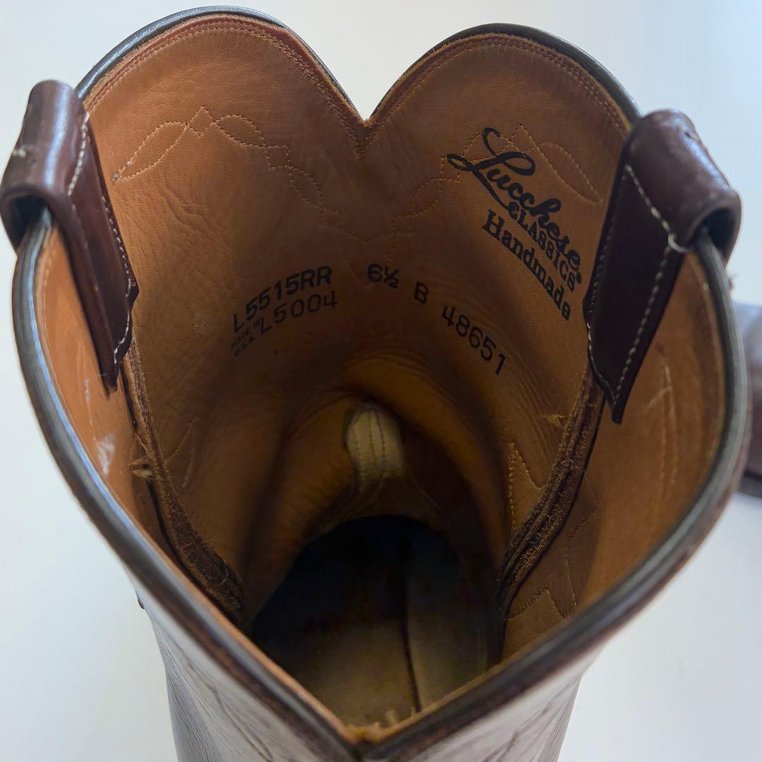 Lucchese ローパーブーツ 6 1/2 24.5