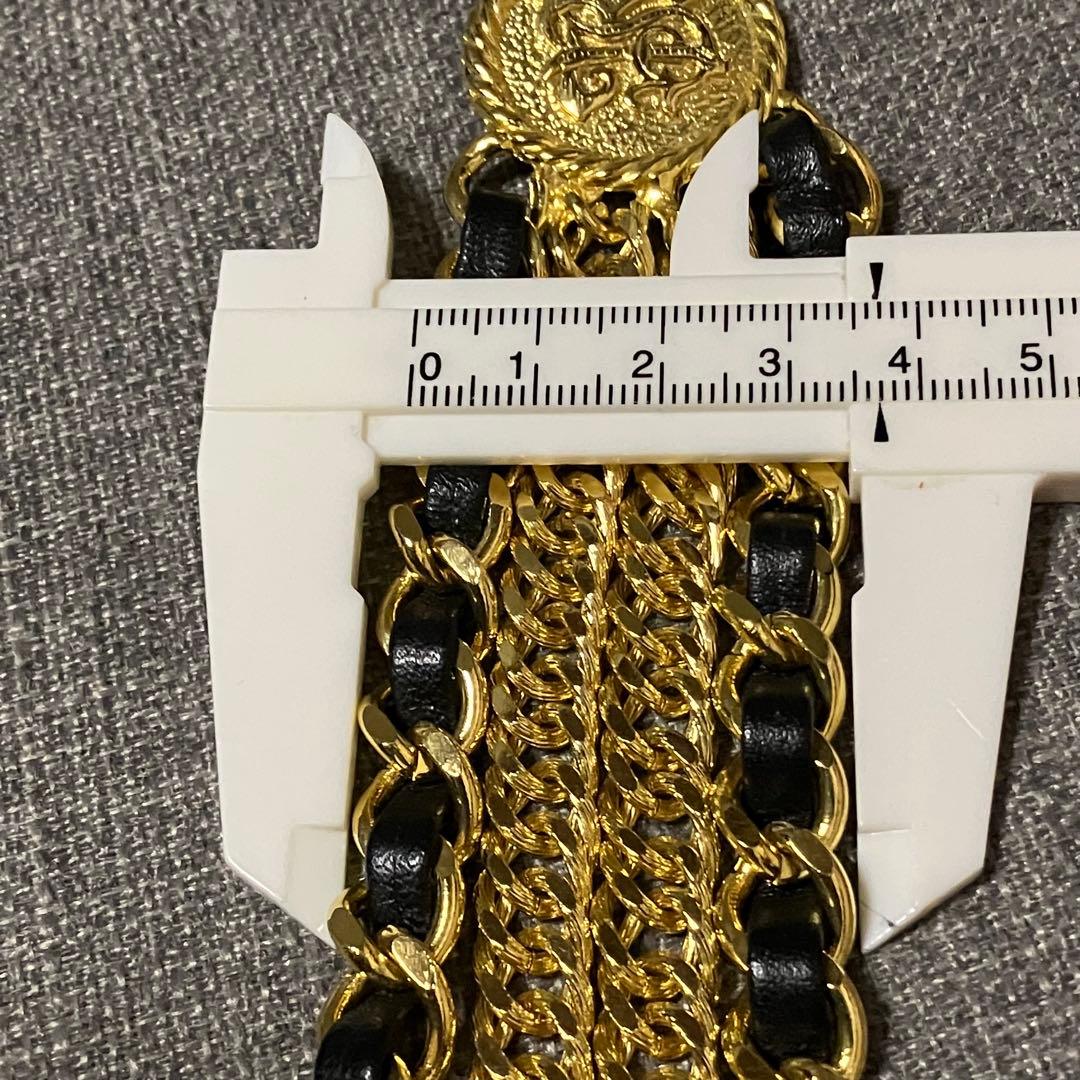 美品 J&R ジェイアンドアール チェーンベルト レザー ヴィンテージ