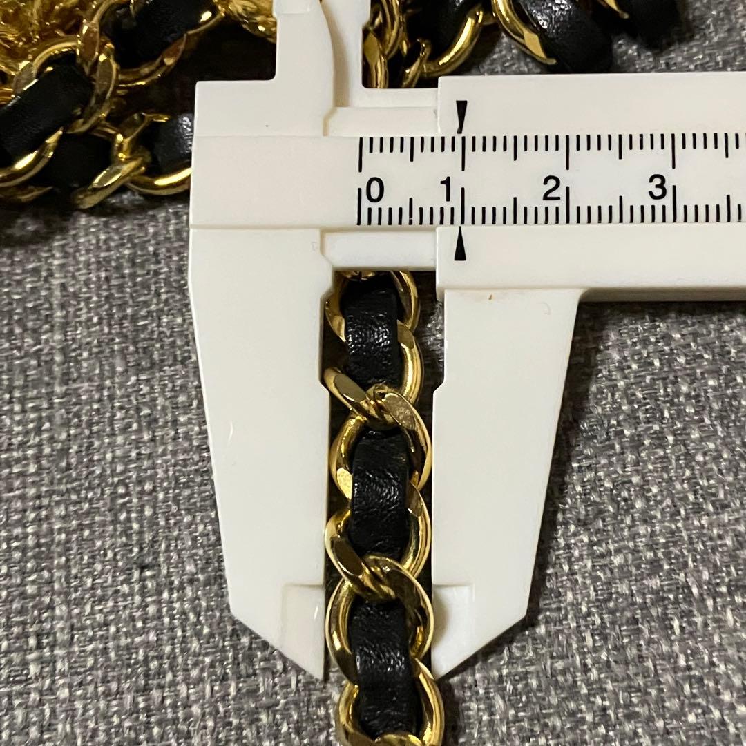 美品 J&R ジェイアンドアール チェーンベルト レザー ヴィンテージ