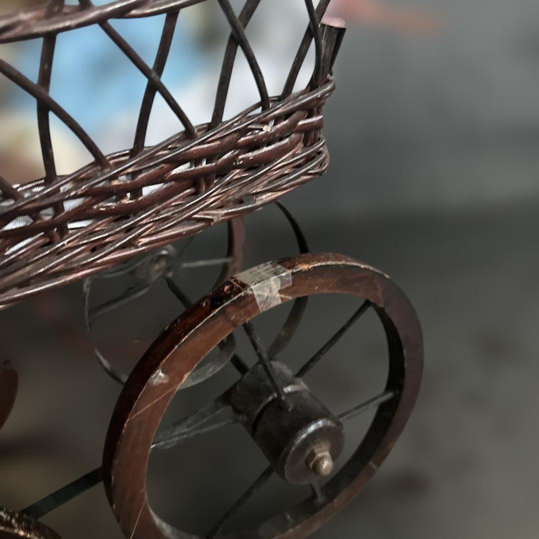 めちゃくちゃ可愛い！人形用　クラシック ベビーカー ブラウン