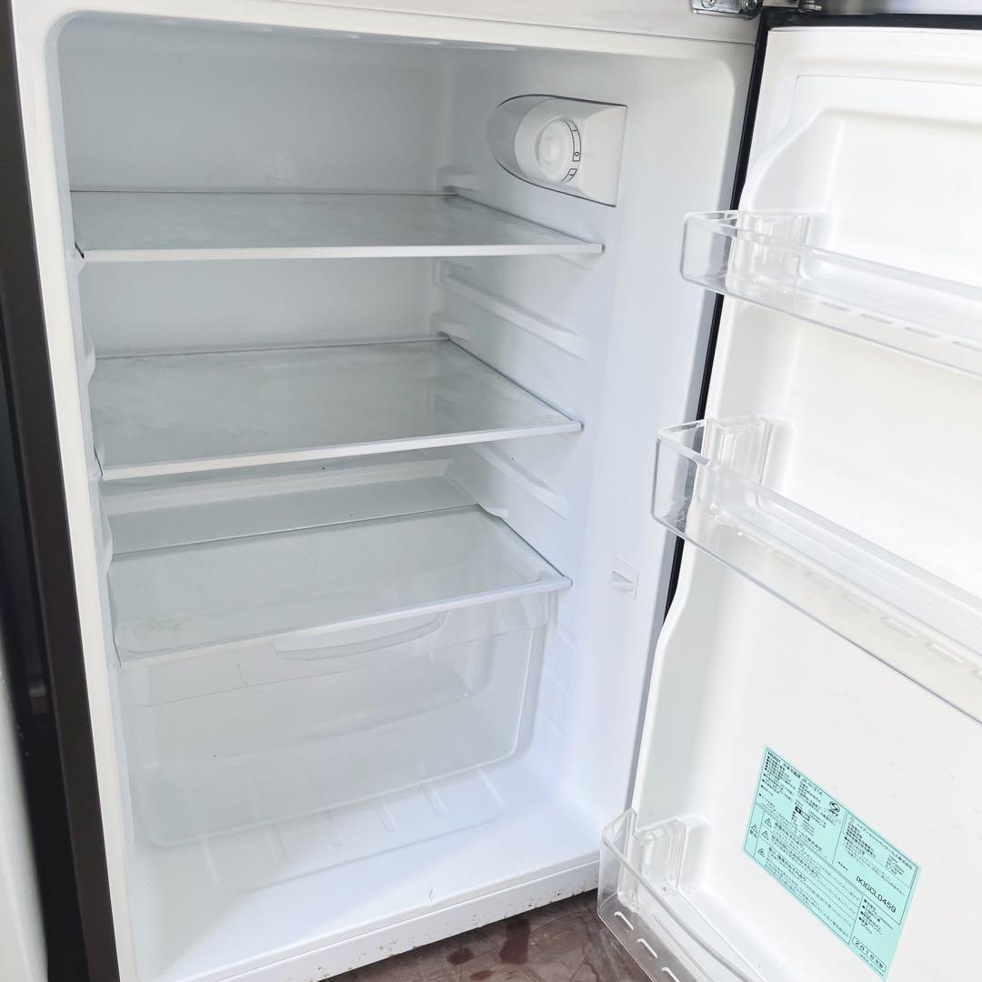 334取付無料！スタイリッシュブラックコンパクト冷蔵庫SHARP風乾燥付き洗濯機