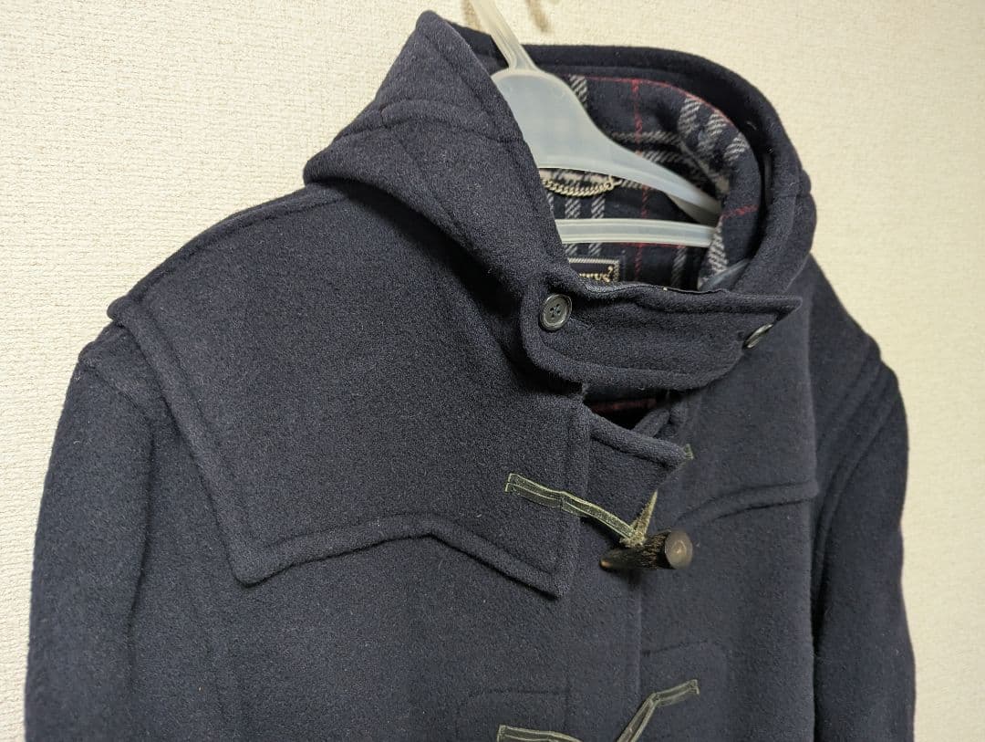 BURBERRY／ダッフルコート／ネイビー／MADEＩＮ　England