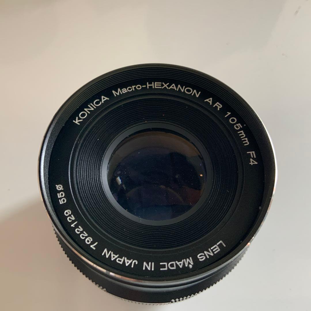 KONICA Macro-Hexanon AR 105mm F4ベローズセット
