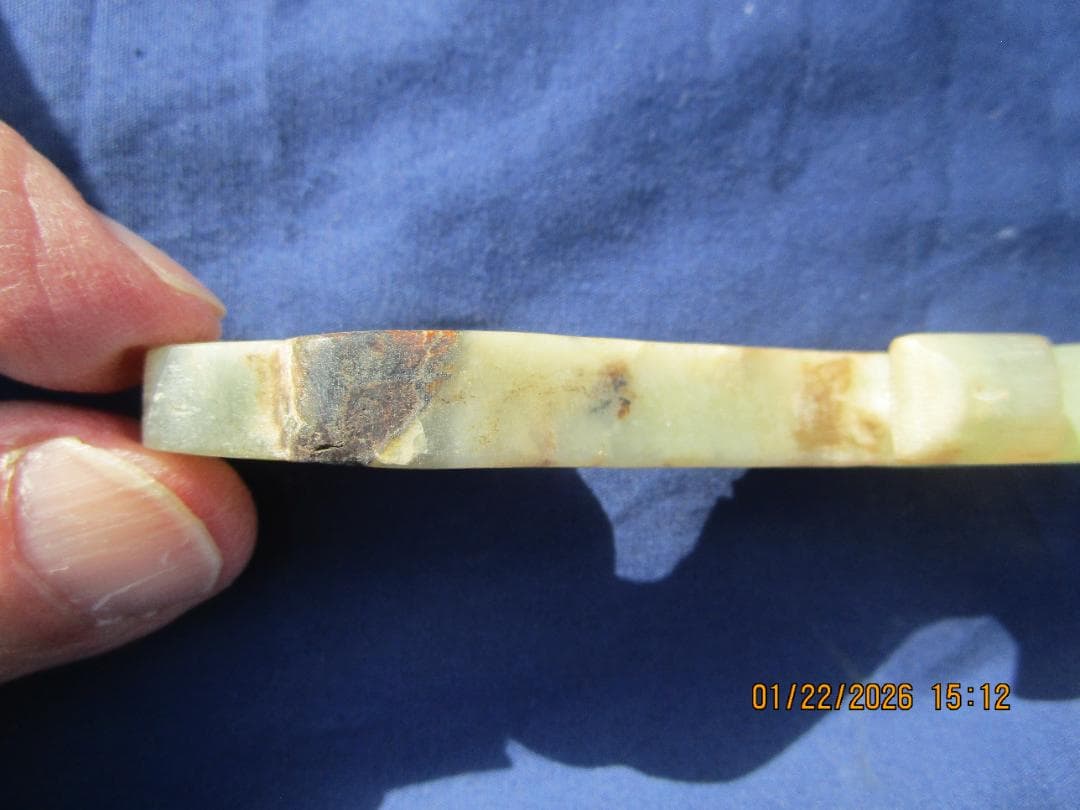 中国美術 たいこう 帯鉤帯締め 玉　石細工　彫り物　工芸品　１個