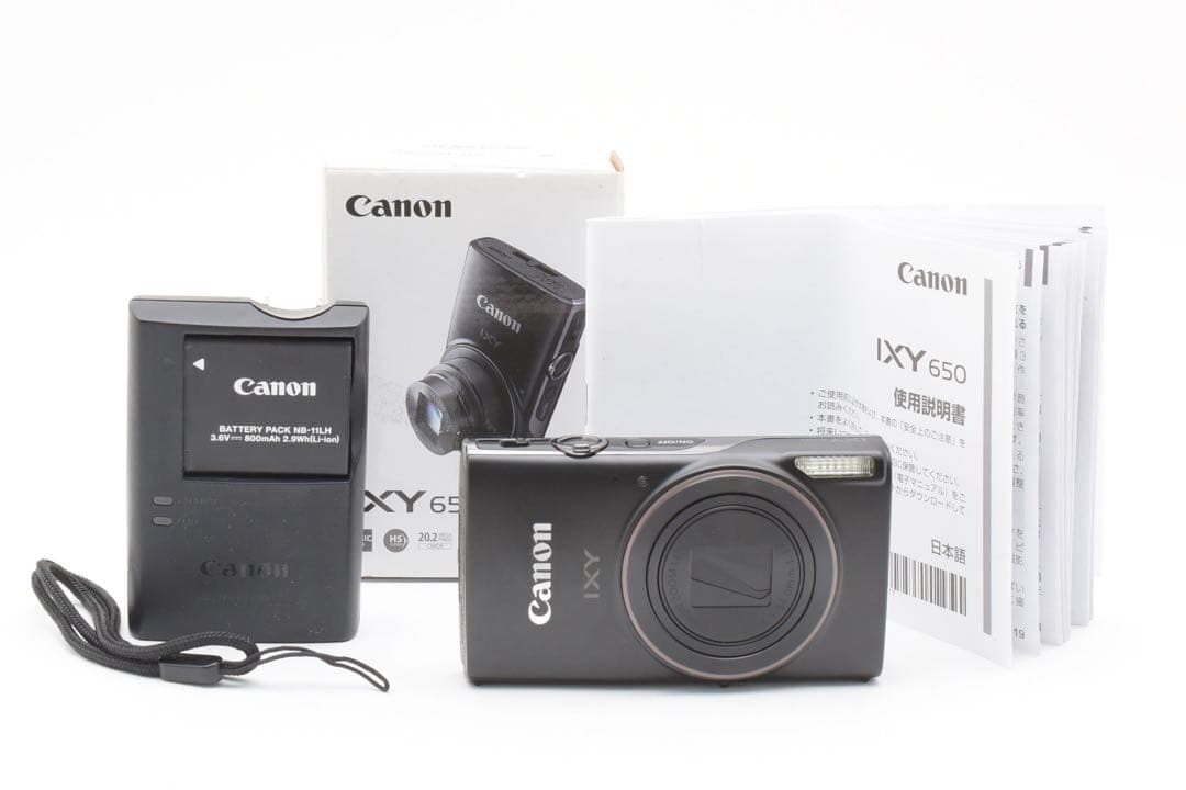 【美品】キヤノン Canon IXY650 ブラック デジカメ