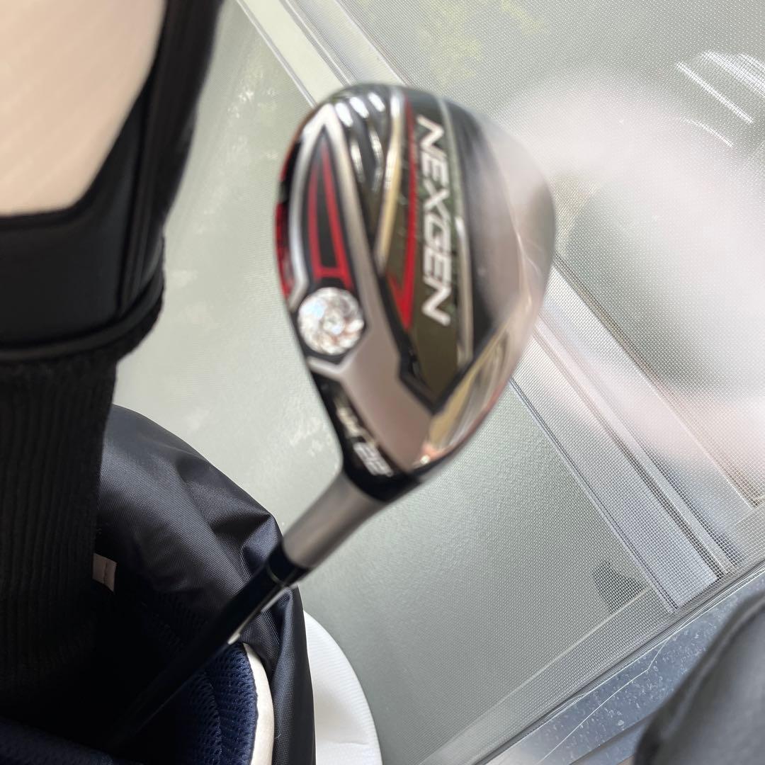 XXIO ゴルフバッグ・キャディバッグ ホワイト/ブルー　クラブセット