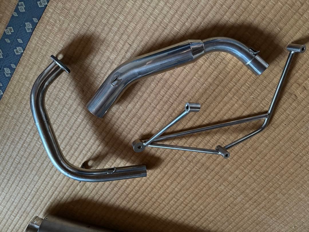 SKYWAVE250 CJ43用SBSサトウ左出しギャンタマフラー未使用　レア品