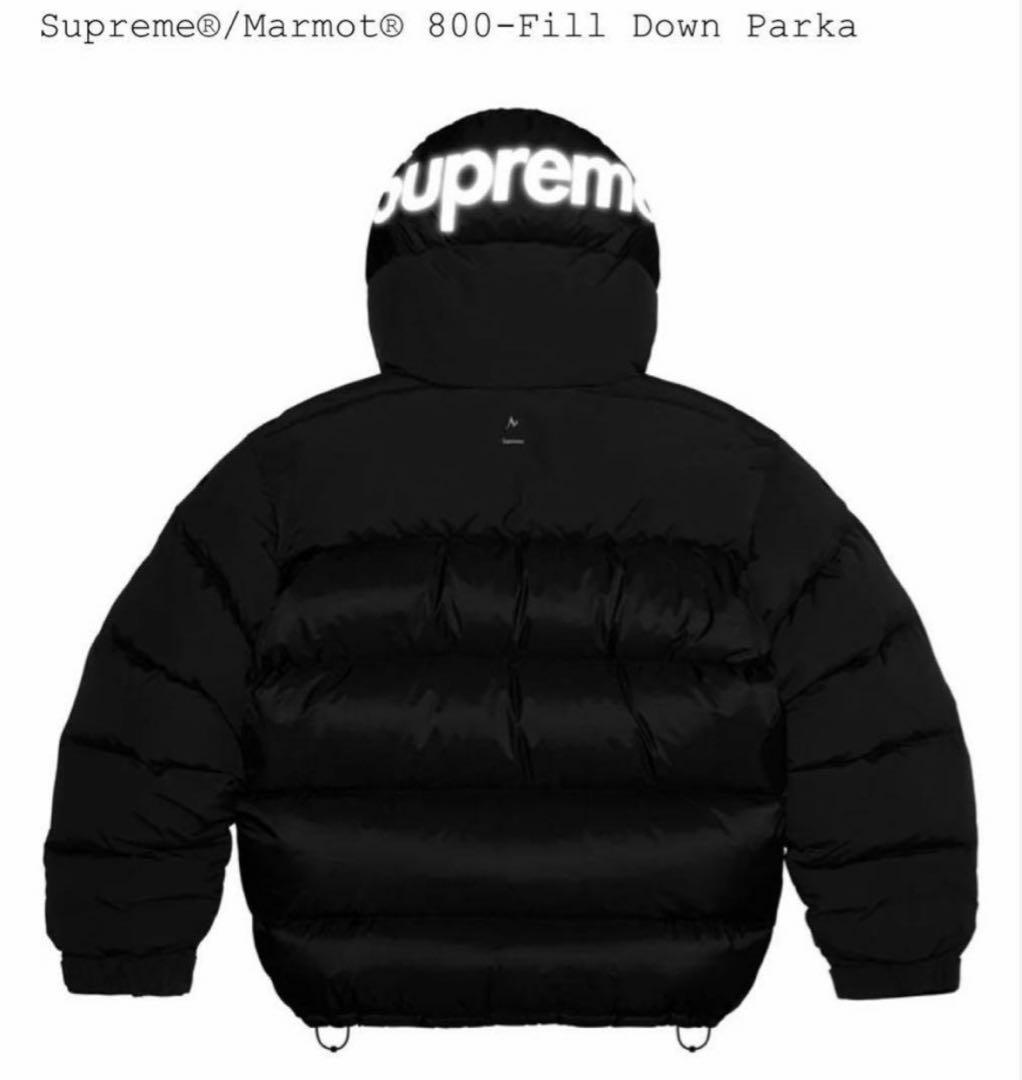 Supreme Marmot 800-Fill Down Parka M 黒