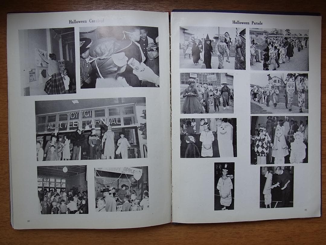 1962年米軍ワシントン・ハイツの代々木スクールの年鑑アルバム