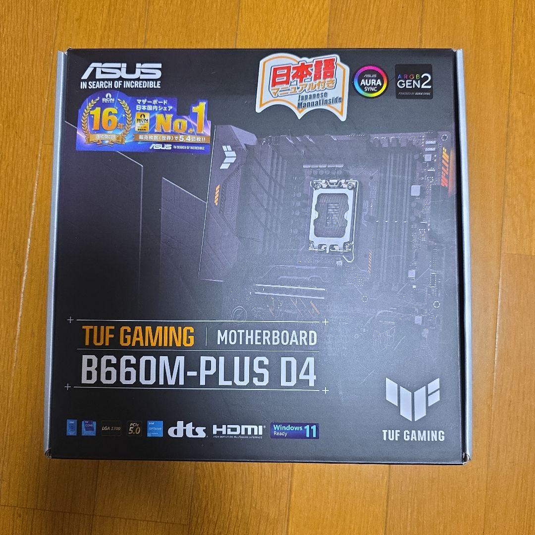 【ジャンク】ASUS TUF GAMING B660M-PLUS D4