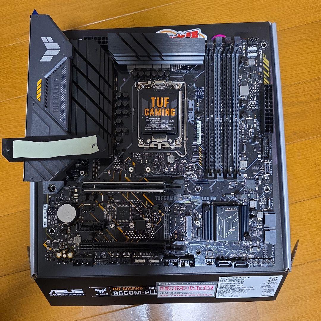 【ジャンク】ASUS TUF GAMING B660M-PLUS D4
