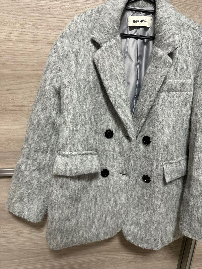 gypsophila ミドル丈オーバーサイズシャギーコート