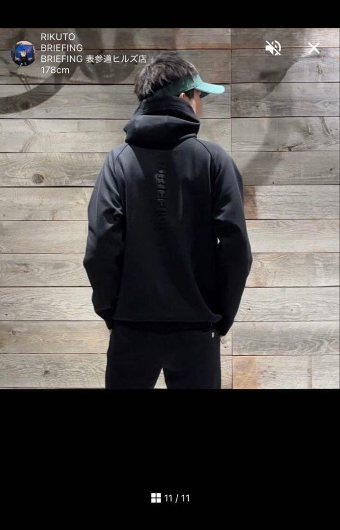 メンズウェア BRIEFING MEN'S WARM 3D LOGO PARKA