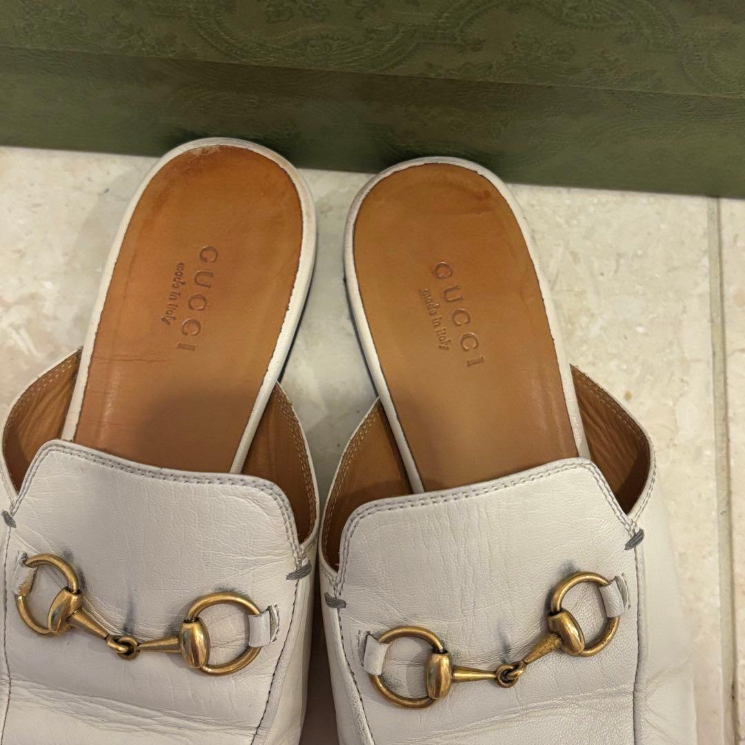 GUCCI レザースリッパ