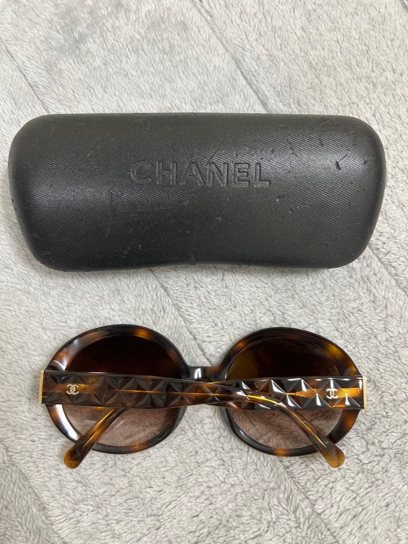 CHANEL ラウンドサングラス べっ甲