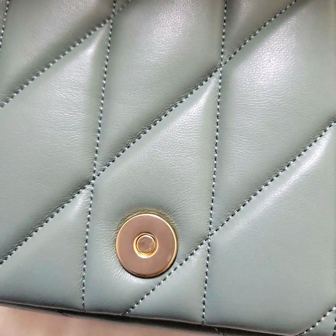 【最終値下】★COACH★ クイン バッグ キルティングショルダーバッグ セージ