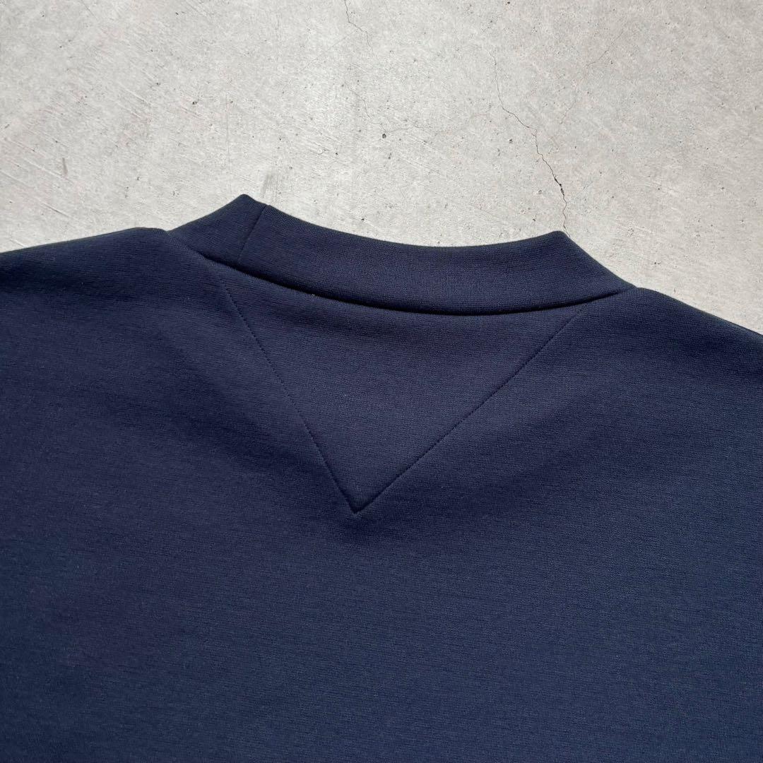 【美品】  GOLF 半袖モックネックシャツ ロゴ